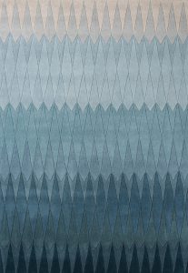 Line design acacia blue dywan